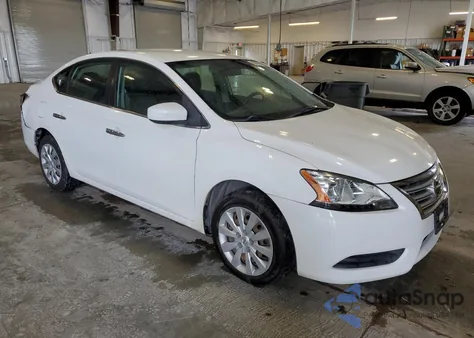 2015 Nissan Sentra S z USA, uszkodzony, nr VIN 3N1AB7APXFY273953